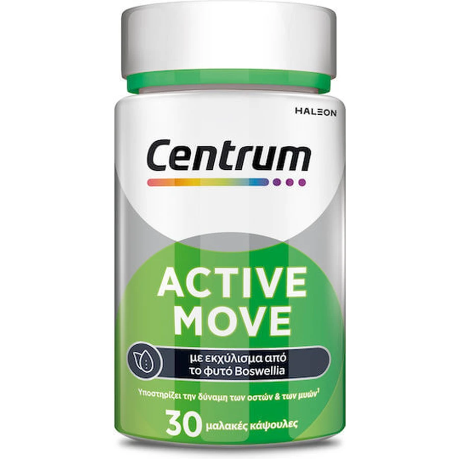 Centrum Active Move Multivitamin with Boswellia Serrata Extract for Egg Health 30 softgels