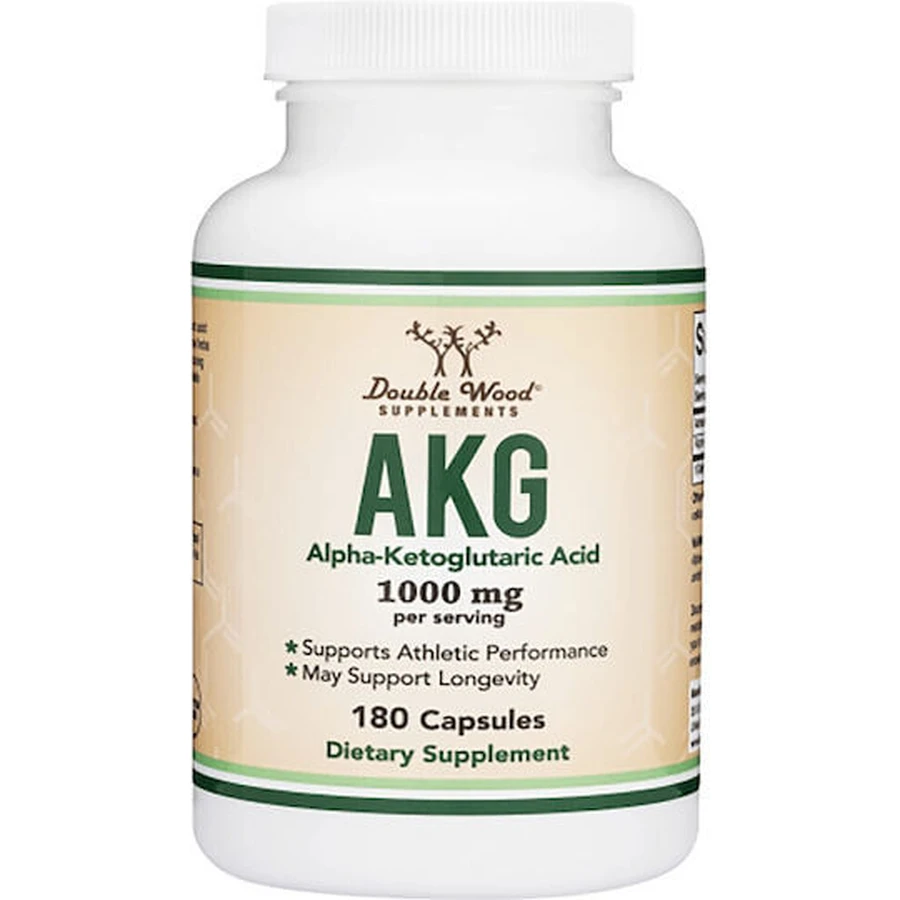 Double Wood AKG 1000mg Complemento Alimenticio Especial 180 cáps.