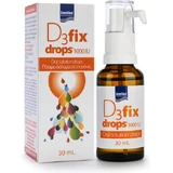 InterMed D3 Fix Gotas de Vitamina para el Fortalecimiento del Sistema Inmunológico y la Salud del Huevo 1000iu 30ml