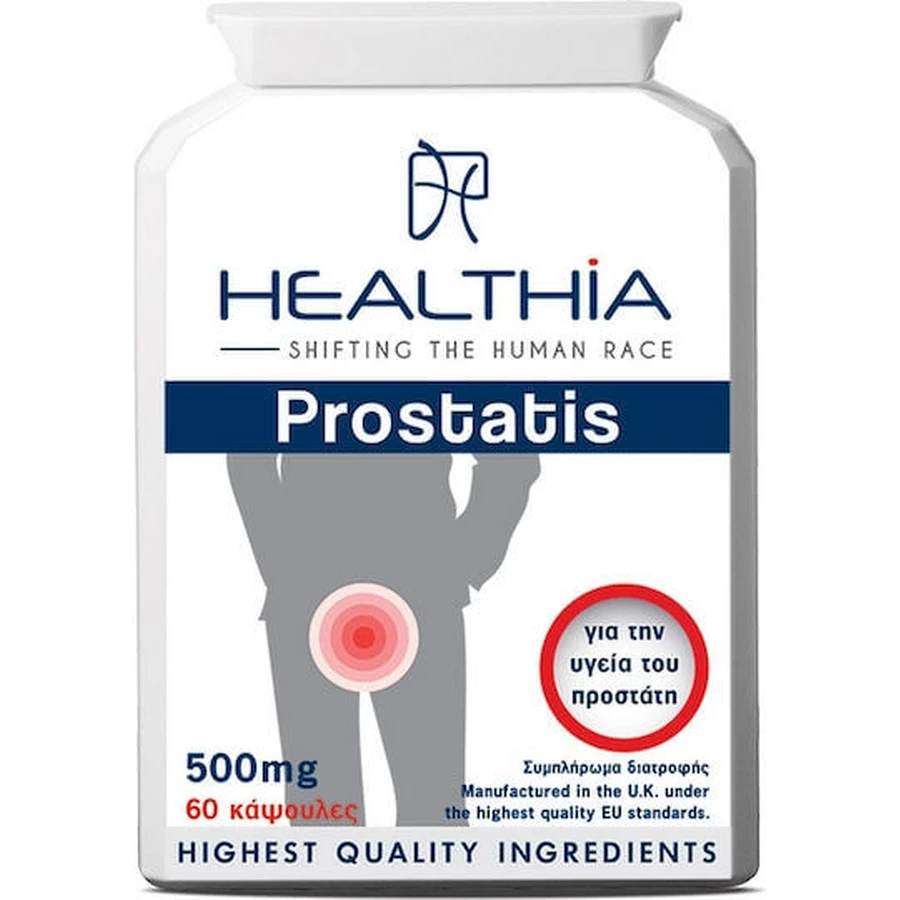 Healthia Prostatis 500mg Testosterone Boosting Supplement 60 caps