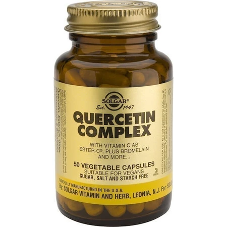 Solgar Quercetin Complex mit Ester C Plus 50 pflanzliche Kapseln
