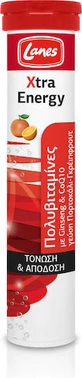 Lanes Xtra Energy Multivitamin for Energy Orange Grapefruit Orange Grapefruit 20 tabs eff