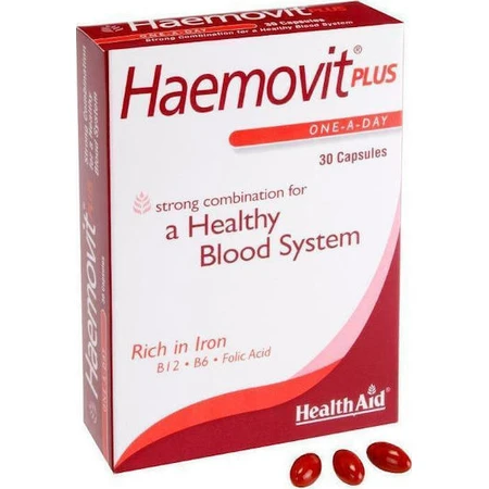 Health Aid Haemovit Plus Pregnancy Supplement 30 caps