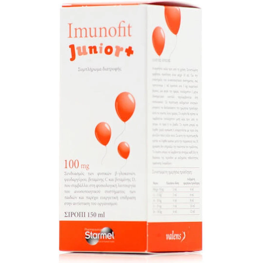 Starmel Immunofit 100mg Suplemento Inmunoestimulante 150ml Jarabe Infantil