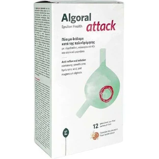 Epsilon Health Algoral Attack Complemento Alimenticio Especial 12 sobres Galleta Vainilla