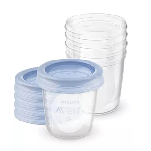 Aufbewahrungsbehälter für Muttermilch, 5 Stück, SCF619/05, Philips Avent