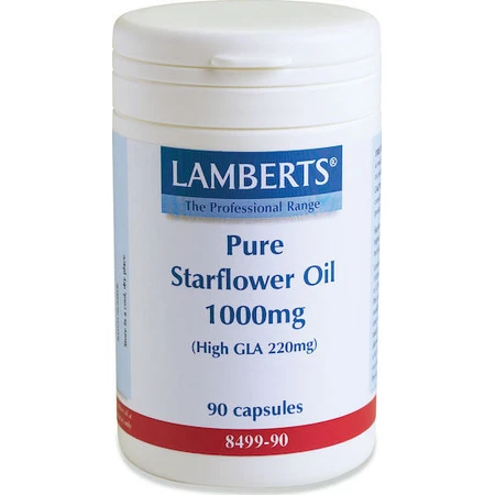 Lamberts Pure Starflower Oil 1000mg Menopause Supplement 90 caps
