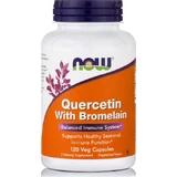 Now Foods Quercetin mit Bromelain 120 pflanzliche Kapseln Apfel