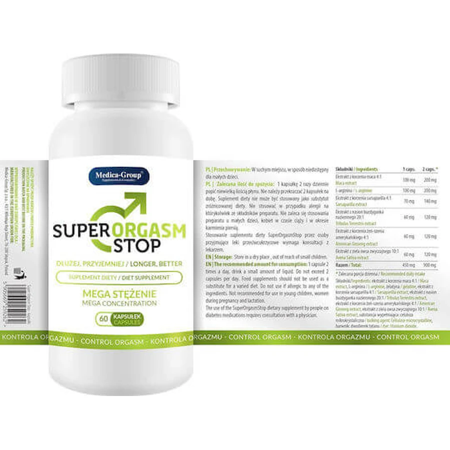 Medica-Group Super Orgasm Stop Special Dietary Supplement 60 caps