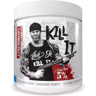 Rich Piana 5% Nutrition Kill Pre Workout Supplement 354gr Blauwe framboos