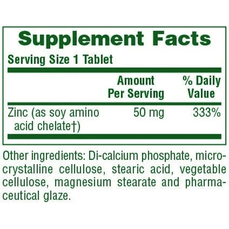 Nature's Plus Zink 50mg 90 Tabletten