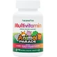 Nature's Plus Animal Parade Kinder Kautabletten Kinder Kautabletten Multi-Assorted F Multivitamin für Immunsystem Stärkung Kirsche Orange Traube 90 Kautabletten