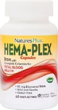 Nature's Plus Hema-Plex Iron with Synergistic Factors 60 capsules