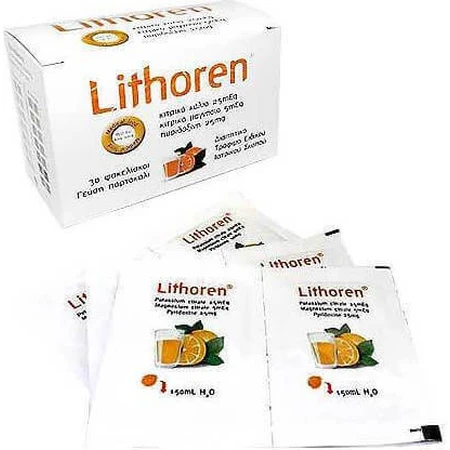 Meditrina Lithoren Speciaal Voedingssupplement 30 sachets Sinaasappel