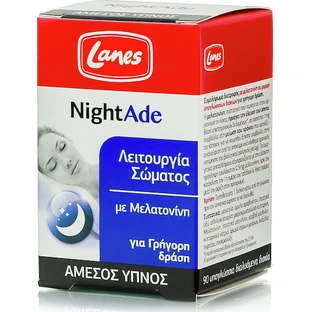 Lanes Nightade Slaapsupplement 90 zuigtabletten