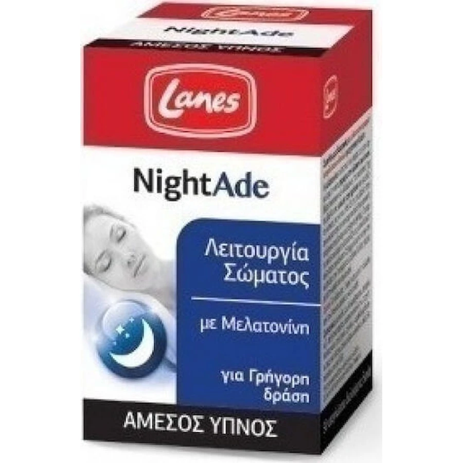 Lanes Nightade Slaapsupplement 90 zuigtabletten