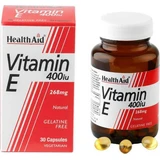 Health Aid Vitamin E Vitamin for Skin & Antioxidant Action 400iu 268mg 30 x 1 vegetarian capsules