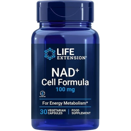 Life Extension NAD & Cell Formula 100mg Complemento Alimenticio Especial 30 cáps.