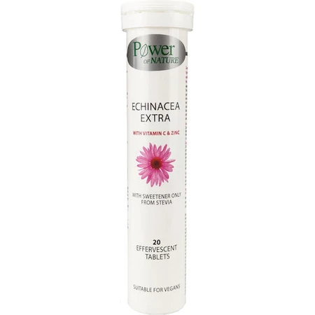 Power Of Nature Echinacea Extra 2 x 20 bruistabletten Citroen