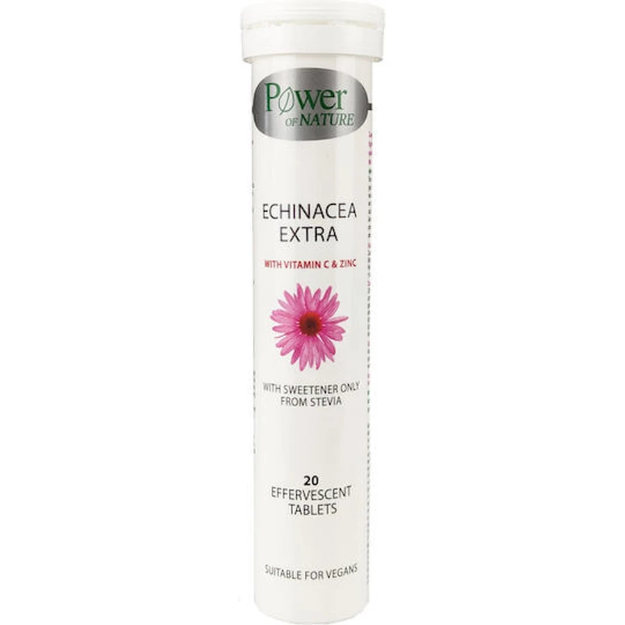 Power Of Nature Echinacea Extra 2 x 20 bruistabletten Citroen