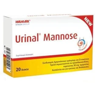 Walmark Urinal Mannose Urinal Mannose Spezial Nahrungsergänzungsmittel 20 Tabs