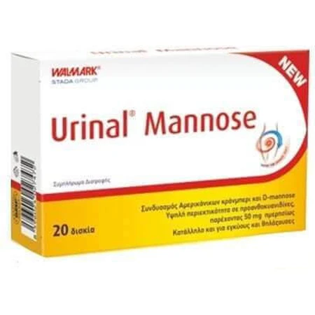 Walmark Urinal Mannose Urinal Mannose Spezial Nahrungsergänzungsmittel 20 Tabs