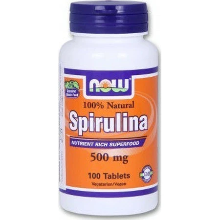 Now Foods Spirulina 500mg 100 dossiers