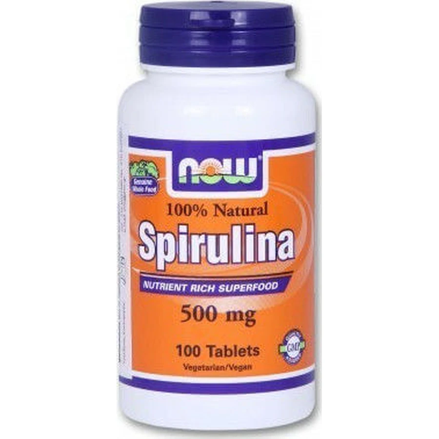 Now Foods Spirulina 500mg 100 dossiers