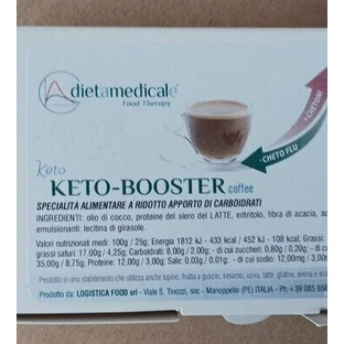 DietMedicale Keto Booster Dietary Supplement Special 3 x 8gr Coffee