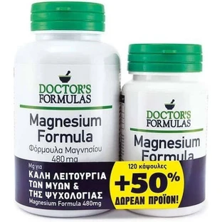 Doctor's Formulas Magnesium Formel 480mg 2 x 90 Kapseln