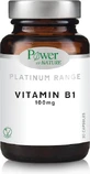 Power Of Nature Platinum Range Vitamina B1 Vitamina para la salud del sistema nervioso 100 mg 30 cáps.