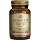 Solgar Vitamine D3 (Cholecalciferol) Vitamine voor Versterking Immuunsysteem & Vogelgezondheid 2200iu 50 veget 50 capsules
