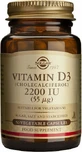 Solgar Vitamin D3 (Cholecalciferol) Vitamin for Immune Support &amp; Bird Health 2200iu 50 veget 50 capsules