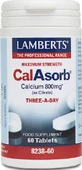 Lamberts CalAsorb Máxima Potencia Calcio (Como Citrato) 800mg 60 Comprimidos
