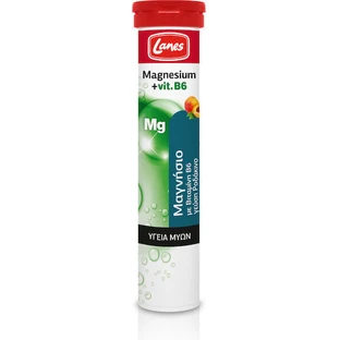 Lanes Magnesio y Vitamina B6 20 comprimidos efervescentes sabor melocotón