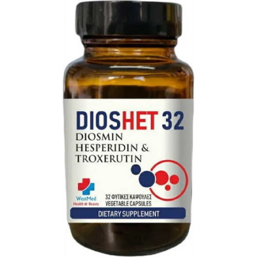 WestΜed H&B Dioshet Spezial-Nahrungsergänzungsmittel 32 vegetarische Kapseln