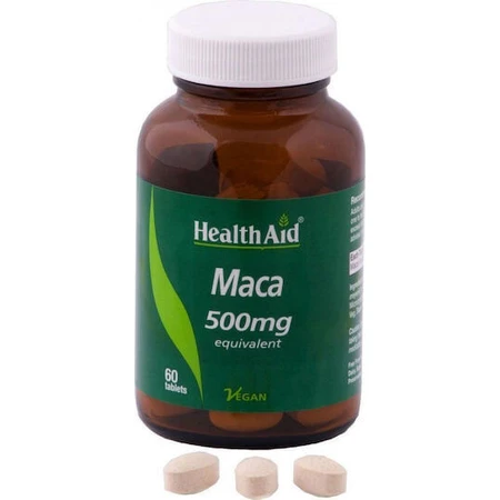 Health Aid Maca 500mg 60 x 1 capsule