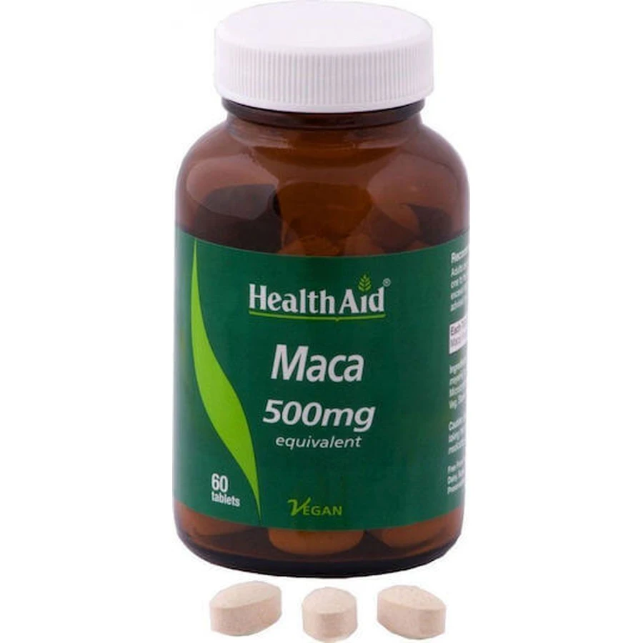 Health Aid Maca 500mg 60 x 1 capsule