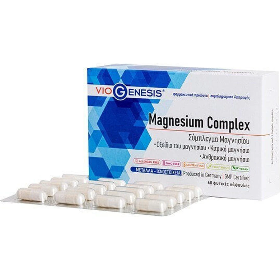 Viogenesis Magnesium Complex 60 kruidencapsules