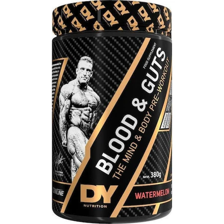 Dorian Yates Blood & Guts Pre Workout Supplement 380gr Mango