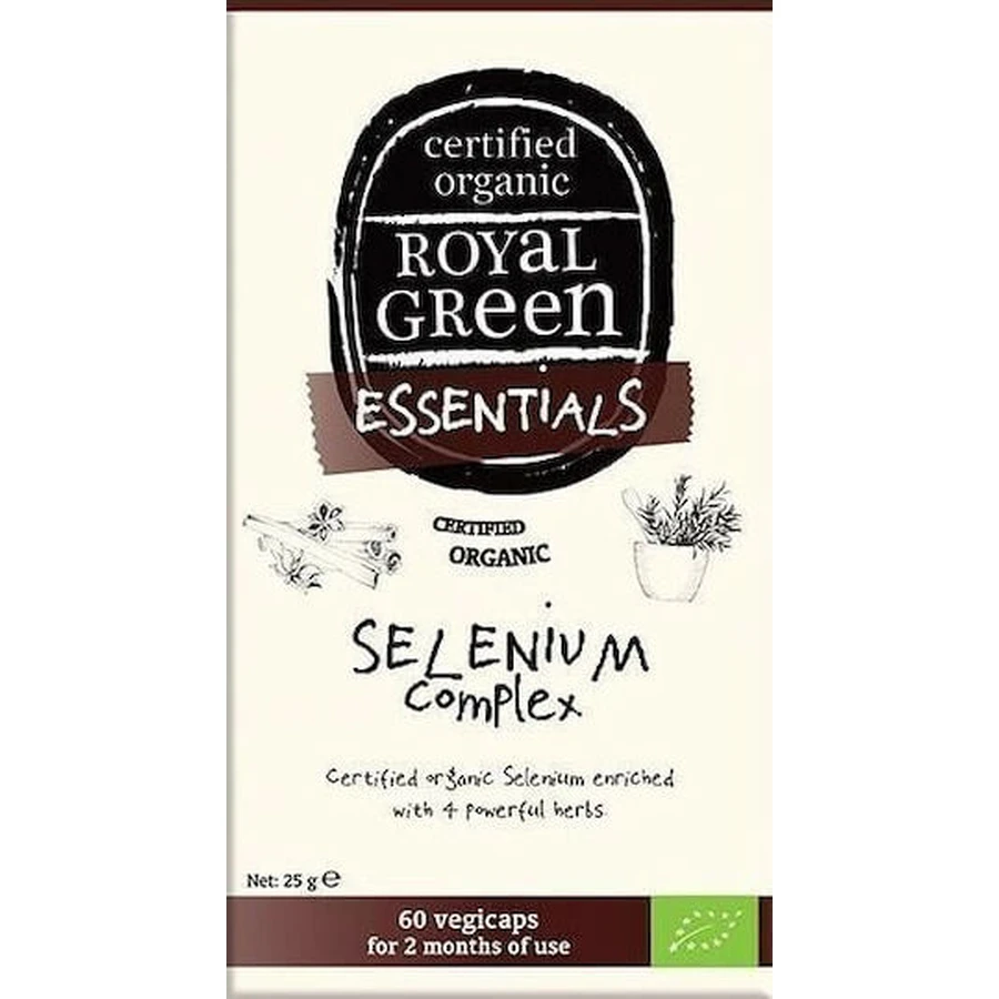AM Health Royal Green Complejo de Selenio Orgánico 60 Cápsulas Herbal