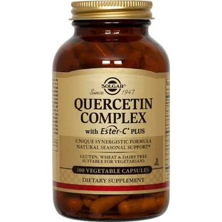 Solgar Quercetine Complex met Ester C Plus 100 x 1 plantaardige capsule