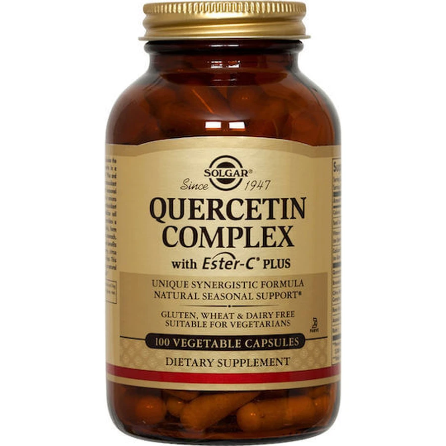Solgar Quercetine Complex met Ester C Plus 100 x 1 plantaardige capsule