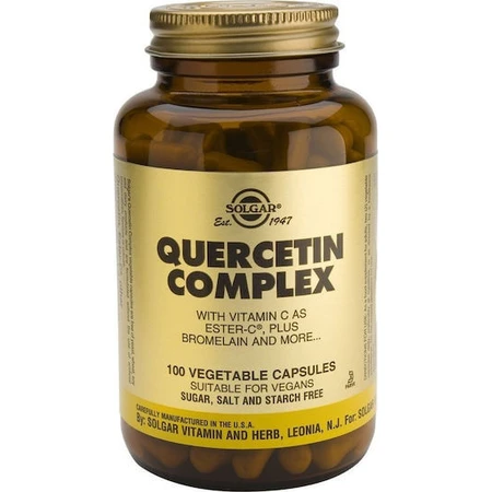 Solgar Quercetine Complex met Ester C Plus 100 x 1 plantaardige capsule