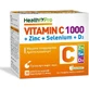 Health Pro Vitamin C 1000 & Zinc & Selenium & D3 Vitamin for Immune Support, Skin & Antioxidant Action 30 sachets