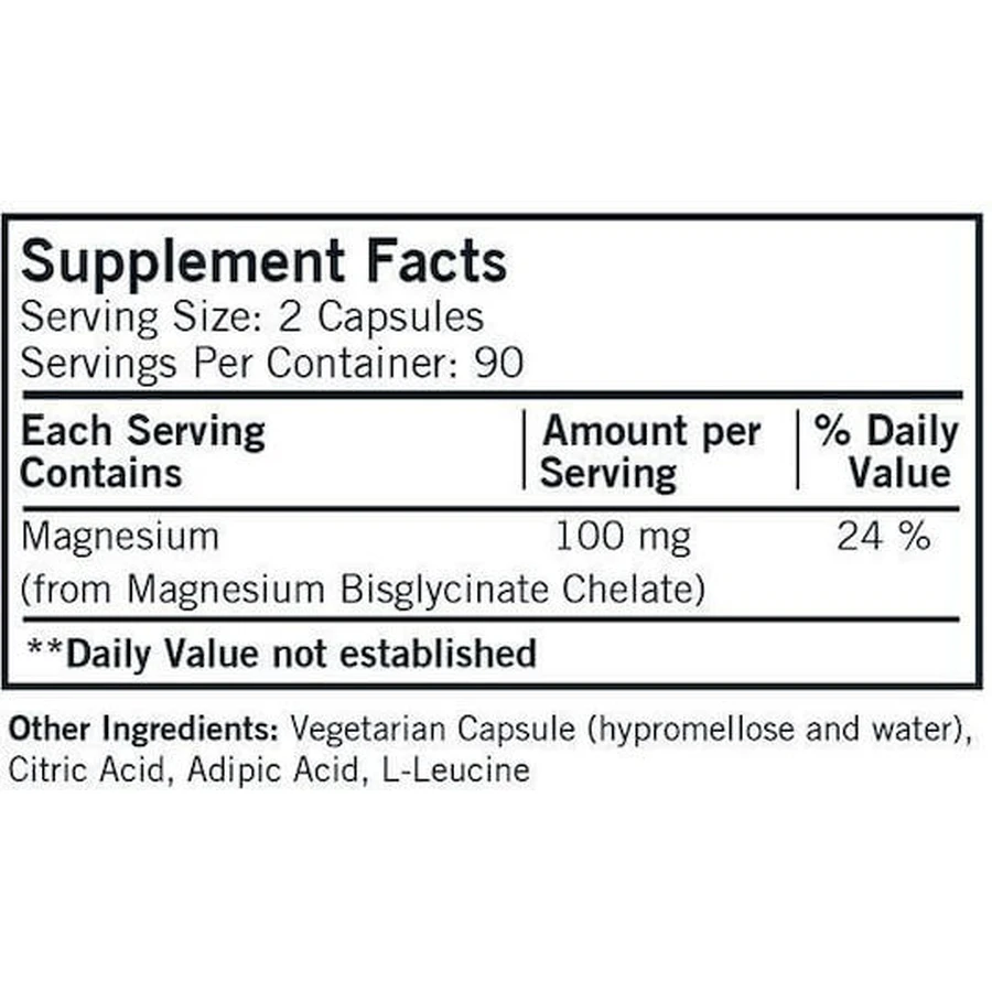 Kirkman Magnésium Glycinate 180 Capsules