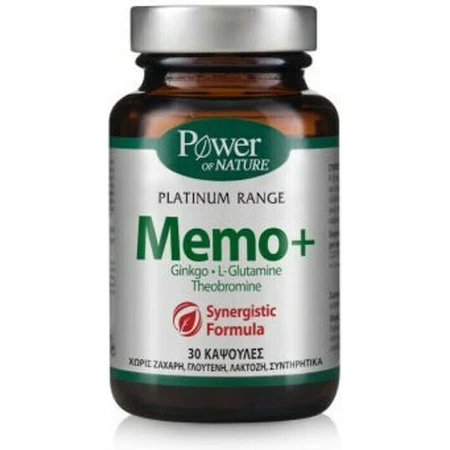 Power Of Nature Platinum Range Memo+ Synergetische Formule Voedingssupplement Speciaal 30 caps