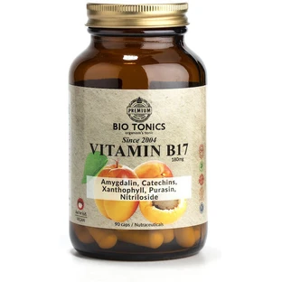 Bio Tonics Vitamine B17 pour la santé du système nerveux 180mg 90 gélules végétales
