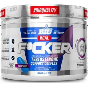 Big Real F*cker libido- en testosteronverhogend supplement 150 capsules