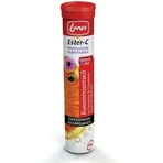 Lanes Ester-C Echinacea & Sambucus Vitamine voor Versterking Immuunsysteem, Huid & Antioxidantwerking 500mg Sinaasappel 20 tabs eff